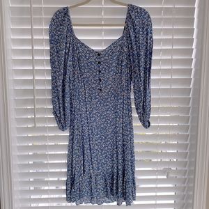 Blue flower dress